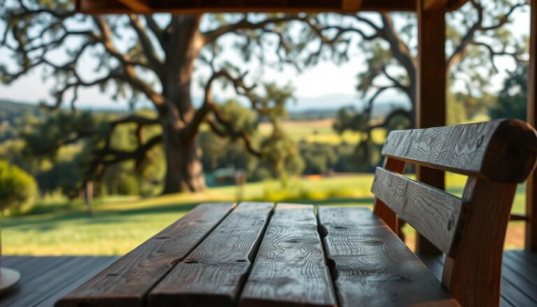 wooden bench for porch