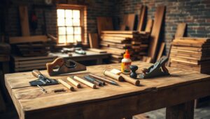 beginner tools for rustic woodworking