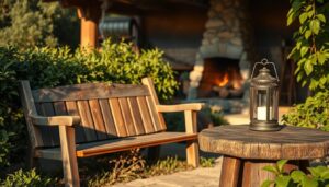 rustic furniture for outdoor living