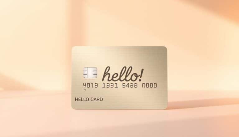 Hello! Card carta di credito