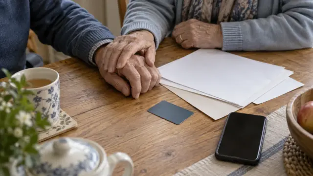 Dementia and card fraud: helping a spouse with banking