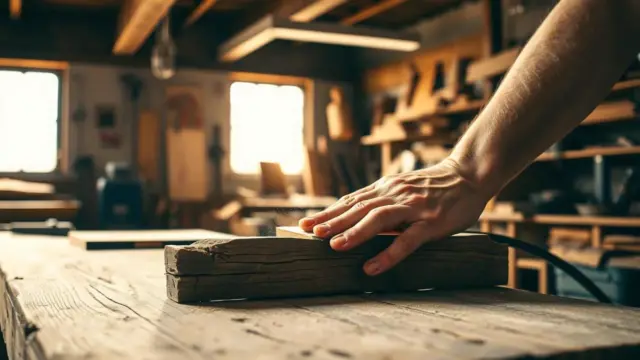 Manual Sanding Techniques for a Natural Rustic Finish