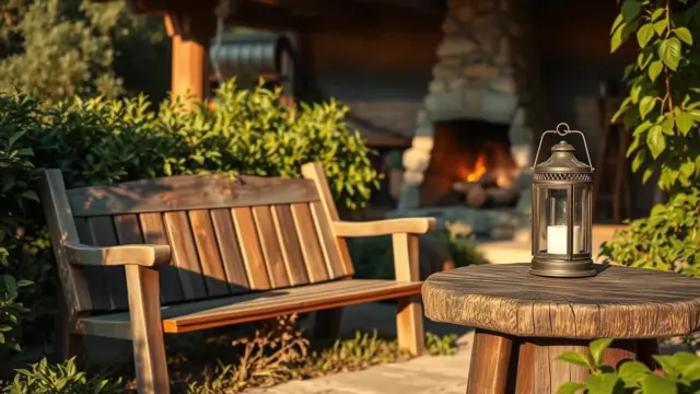 Outdoor Ideas: Rustic Furniture for Garden, Porch, and Wood Stove Area