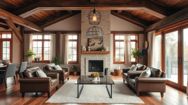 How to Mix Rustic Furniture with Contemporary Interior Design