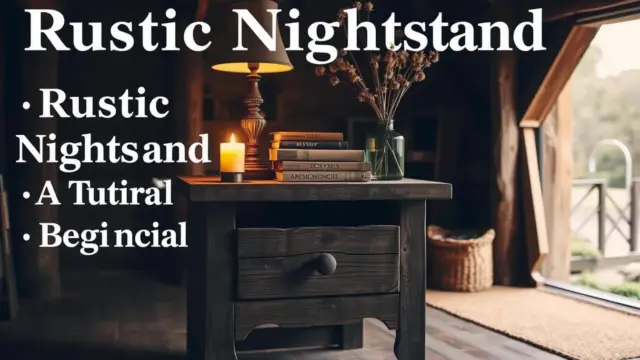 Rustic Nightstand: A Tutorial for Beginners